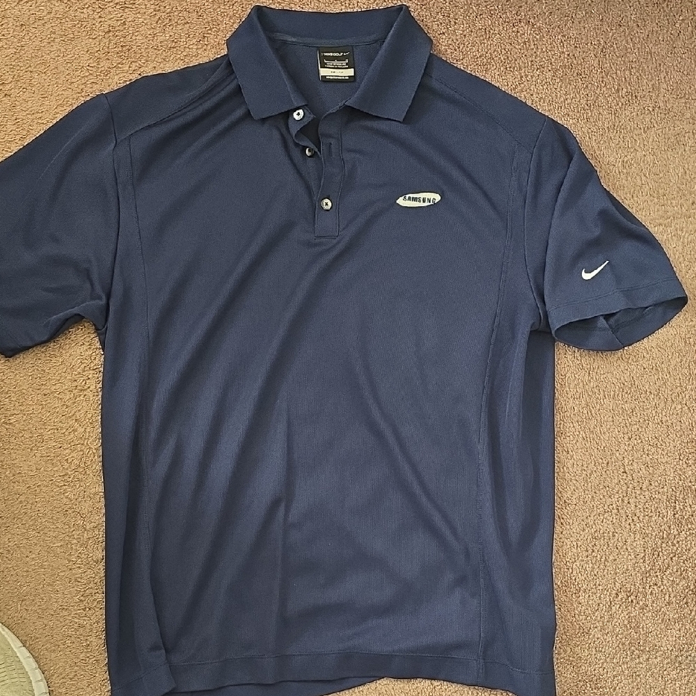 Nike Dri-fit Golf Polo Samsung On Chest Men's